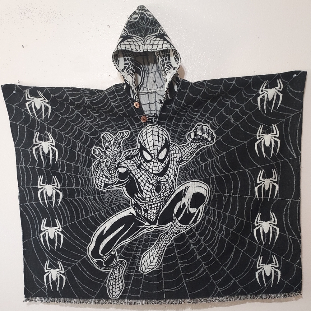 Spider Man Hooded Poncho
